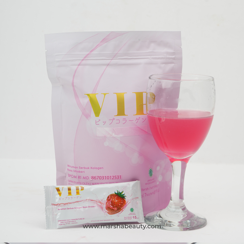 VIP Collagen 7 Days Glowing Pouch | Review Marsha Beauty