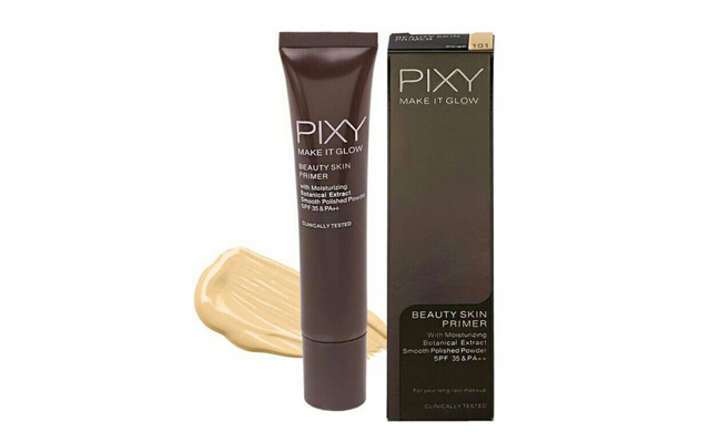 Make up yang Aman untuk Kulit Berjerawat dan Berminyak dengan  Pixy Make It Glow Beauty Skin Primer
