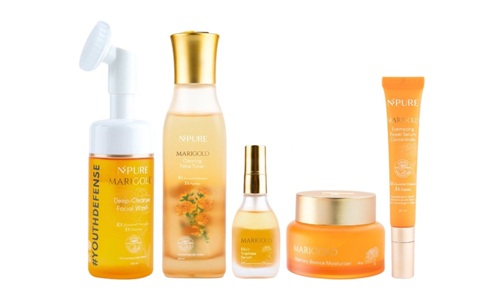 Urutan Skincare Npure Marigold Series untuk Wajah Glowing