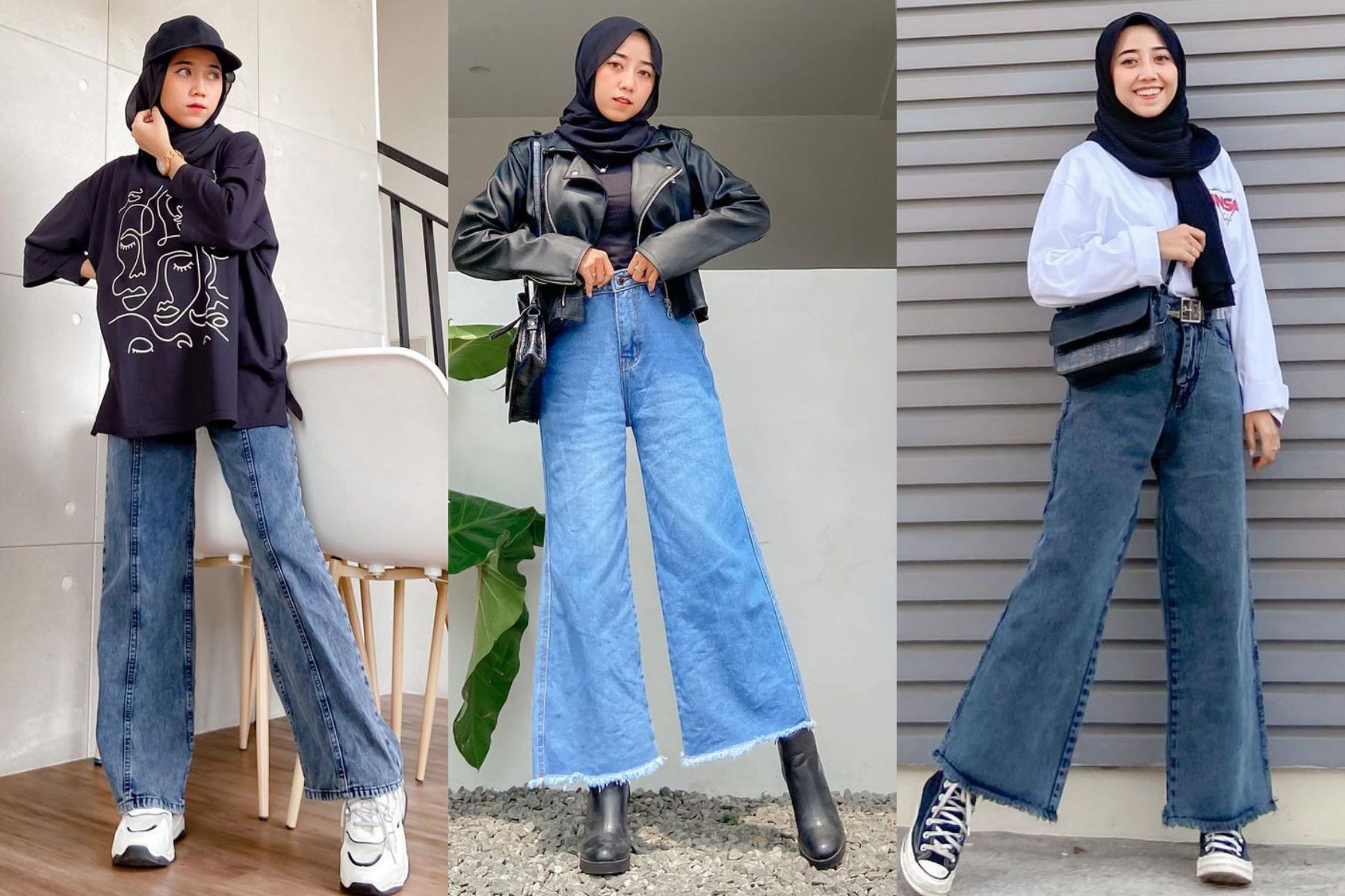 Mix and Match Baju yang Cocok untuk Celana Kulot Hijab