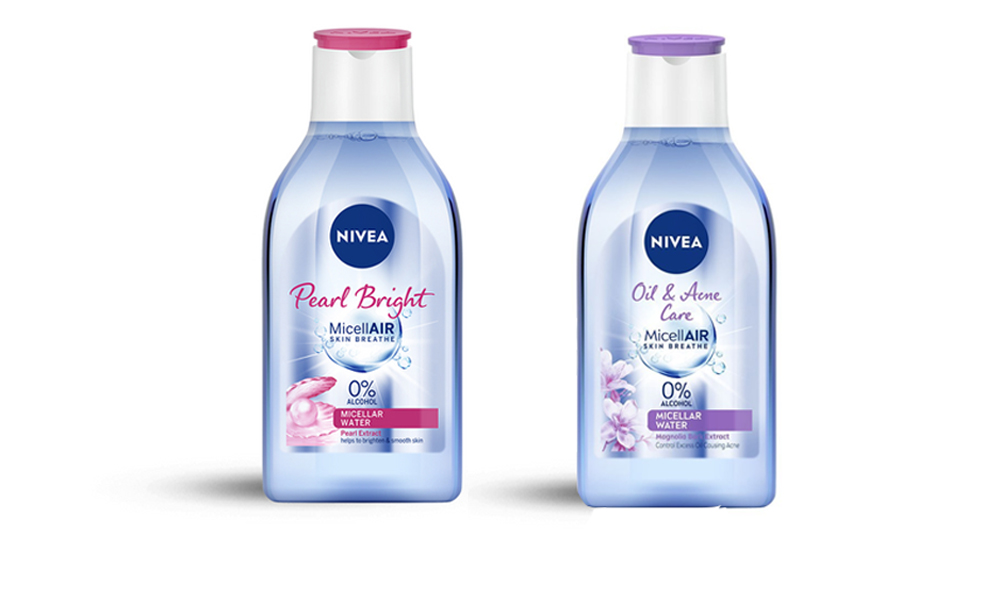 Perbedaan Micellar Water Nivea Pink & Biru: MicellAir Pearl Bright VS Oil & Acne Care