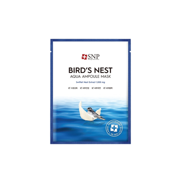 Review SNP Bird's Nest Aqua Ampoule Mask untuk Mengatasi Kulit Iritasi