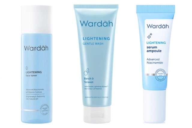 Rangkaian Skincare Wardah untuk Pemula Paket Lightening Series