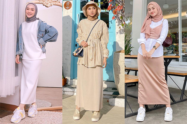 Inspirasi Style Hijab Rok dan Kemeja yang Membuat Kamu Semakin Tampil Lebih Fashionable