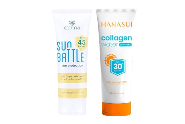 Bagus Mana, Sunscreen Emina atau Hanasui?