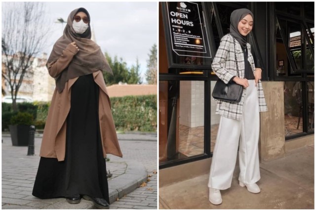 Inspirasi Outfit Jalan Jalan Wanita Buat Kamu yang Berhijab