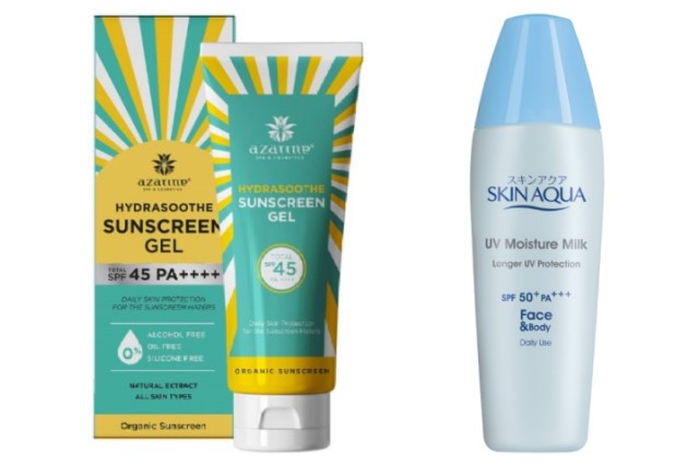 Sunscreen Azarine vs Skin Aqua, Mana Favorit Kamu?