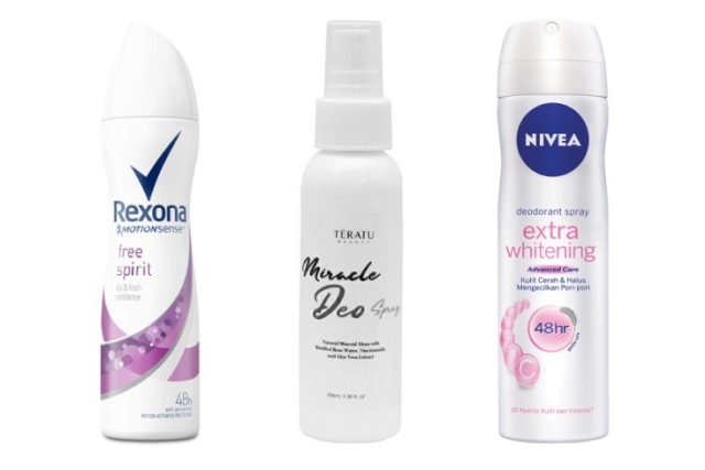Rekomendasi Deodorant Spray Wanita, Bantu Cegah Bau Tidak Sedap