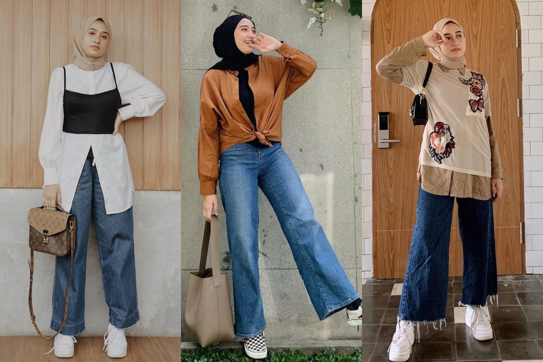 5 Style Baju yang Cocok untuk Celana Kulot Hijab, Bikin Tambah Tinggi!