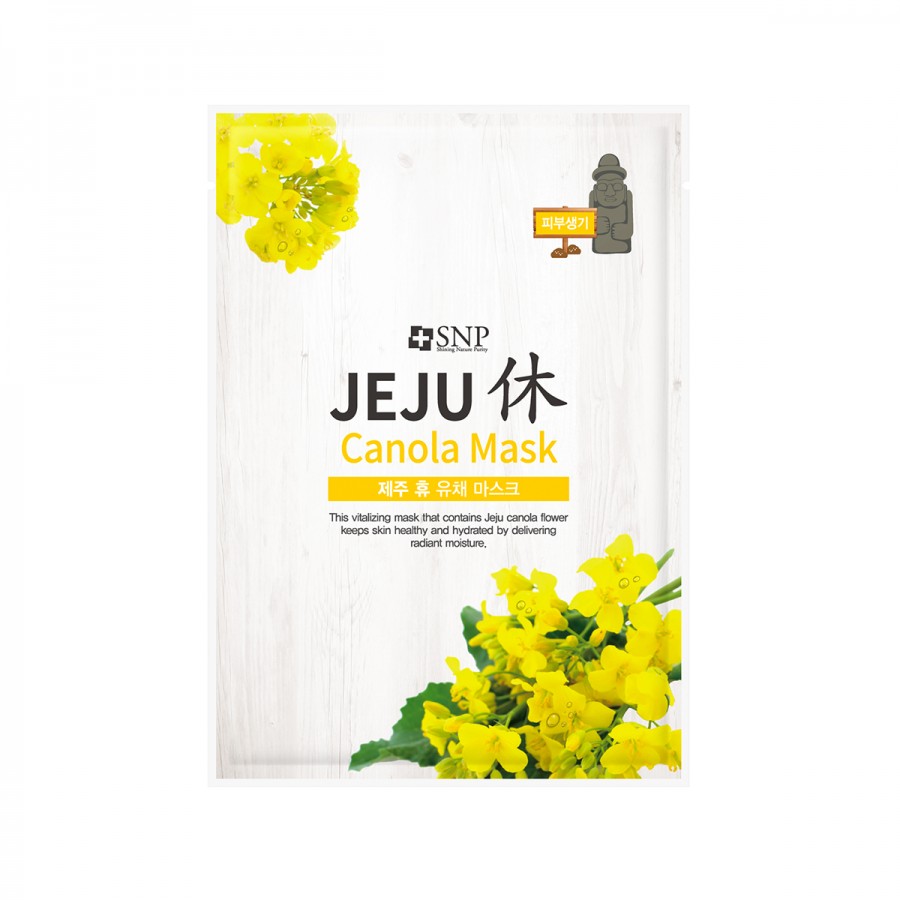 SNP Jeju Rest Canola Mask | Review Marsha Beauty