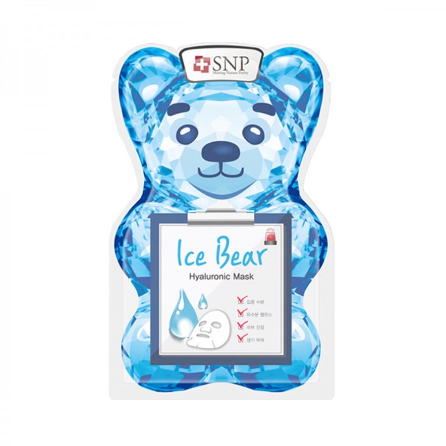 SNP Ice Bear Hyaluronic Mask | Review Marsha Beauty