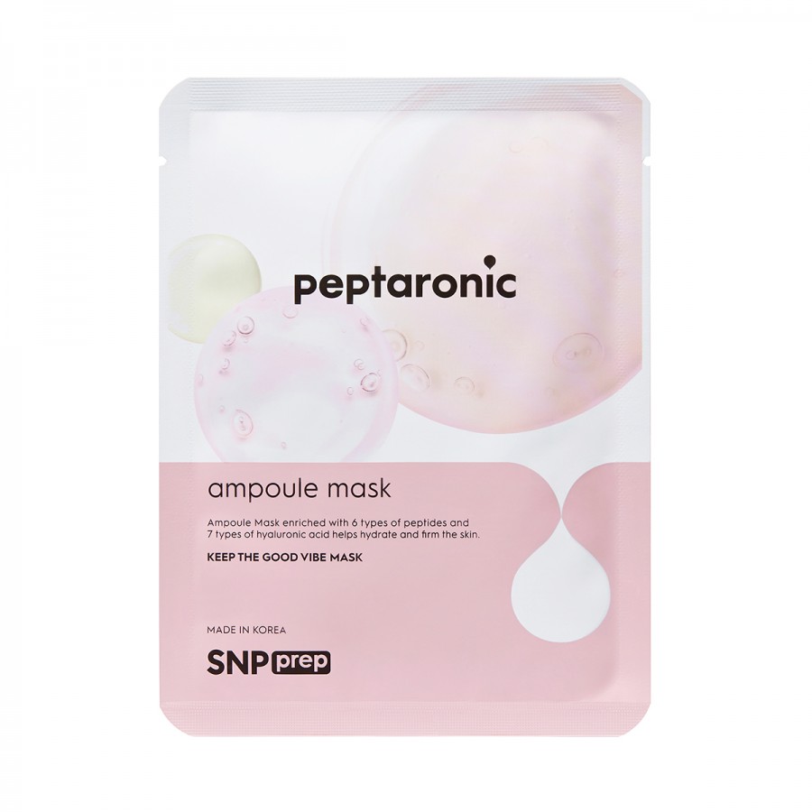 SNP Prep Peptaronic Ampoule Mask | Review Marsha Beauty