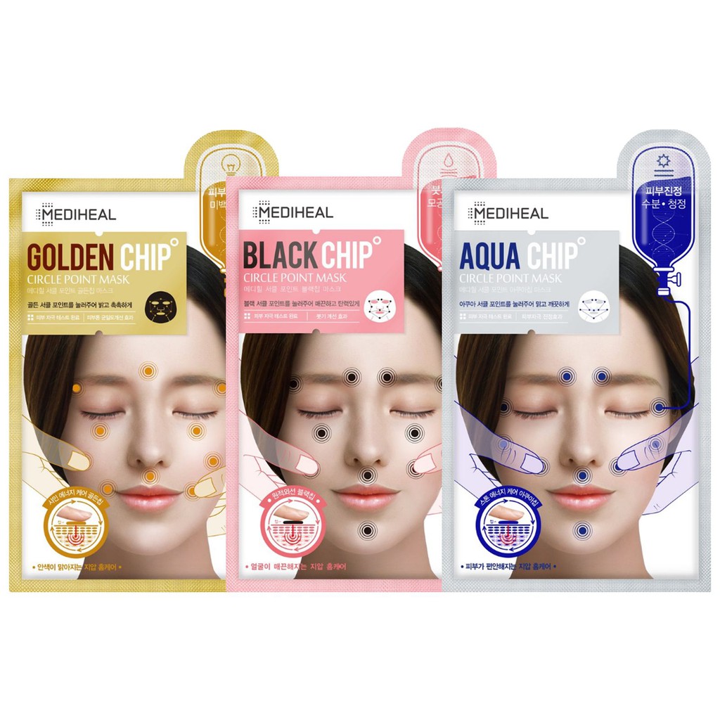 Mediheal Circle Point Black Chip Mask | Review Marsha Beauty