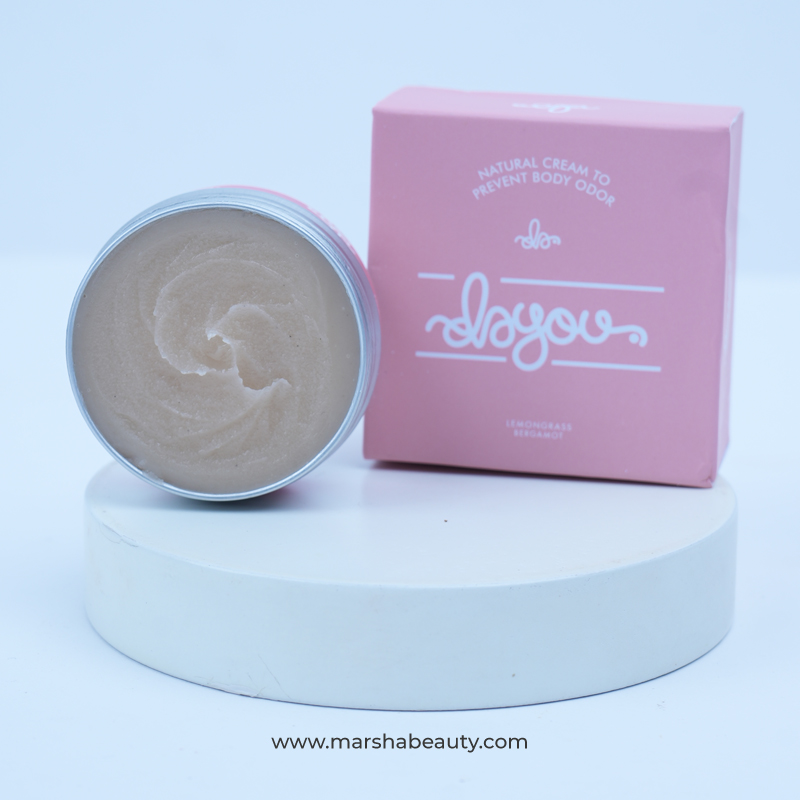 Dayou Natural Cream To Prevent Body Odor Lemongrass Bergamot | Review Marsha Beauty