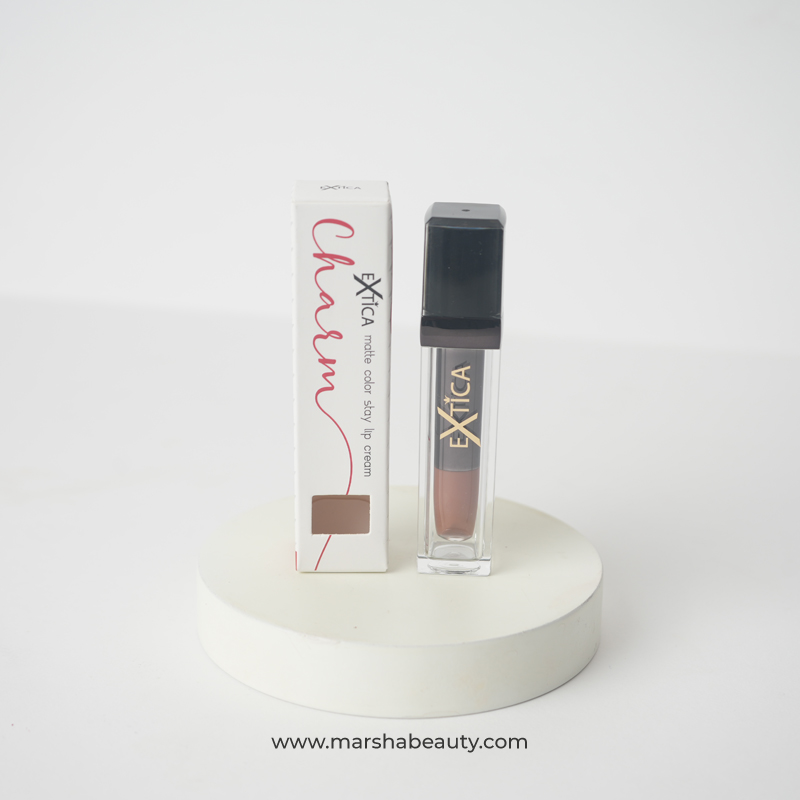 Extica Charm Matte Color Stay Lip Cream #009 Chocolava | Review Marsha Beauty