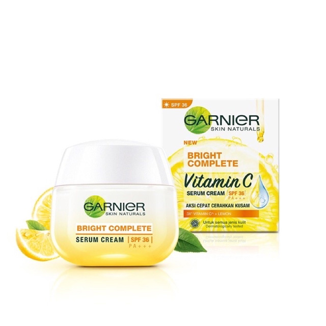 Garnier Bright Complete Vitamin C Serum Cream Spf 36 Review Marsha