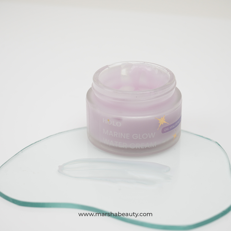 Holo Marine Glow Water Cream | Review Marsha Beauty