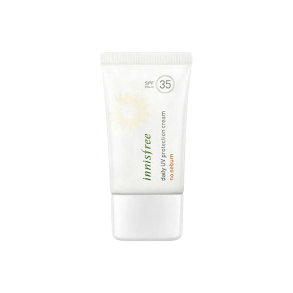 Innisfree Daily UV Protection Cream No Sebum | Review Marsha Beauty