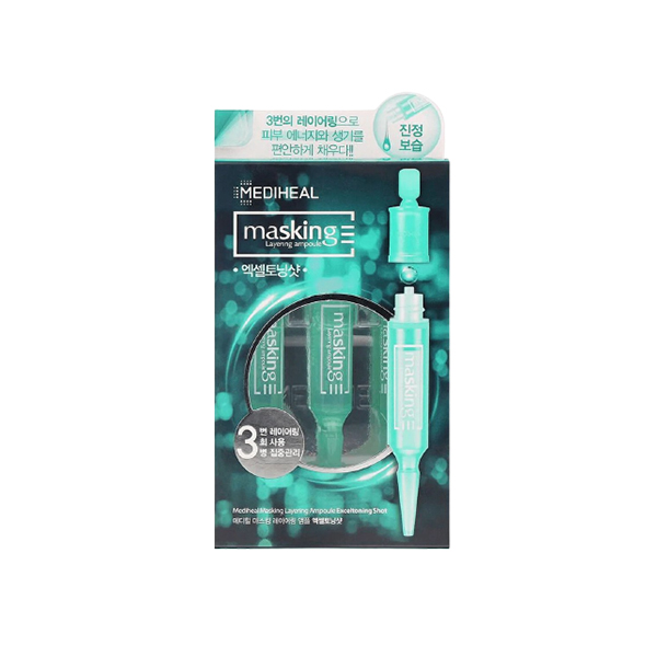 Mediheal Masking Layering Ampoule Exceltoning Shot | Review Marsha Beauty