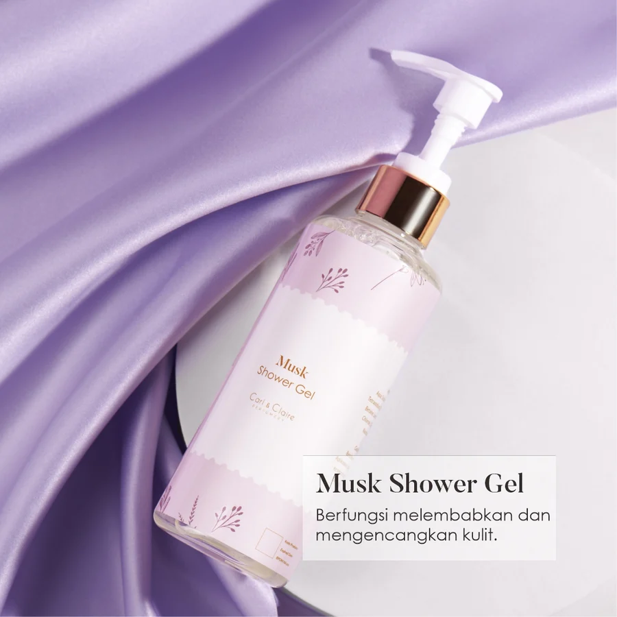 Carl & Claire Musk Shower Gel | Review Marsha Beauty