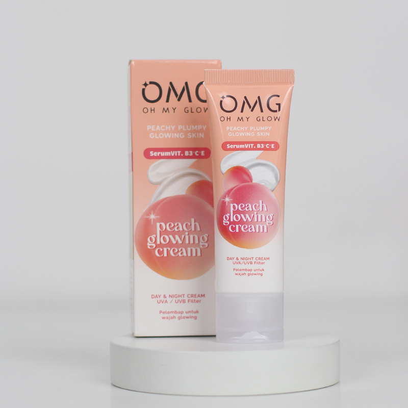 OMG Peach Glowing Cream | Review Marsha Beauty