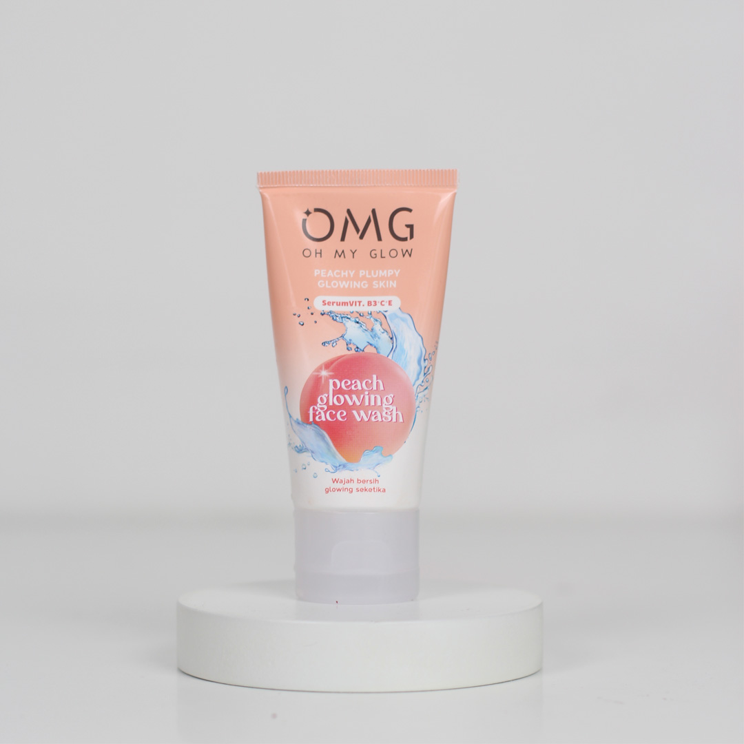 OMG Peach Glowing Face Wash | Review Marsha Beauty