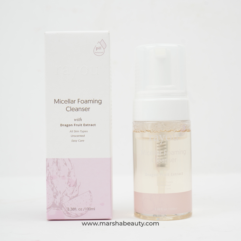 Rayou Micellar Foaming Cleanser | Review Marsha Beauty