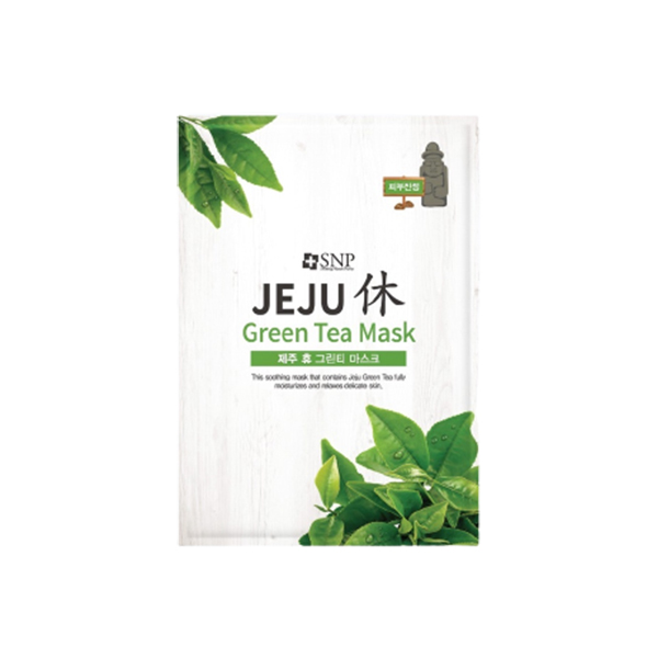 SNP Jeju Rest Green Tea Mask | Review Marsha Beauty