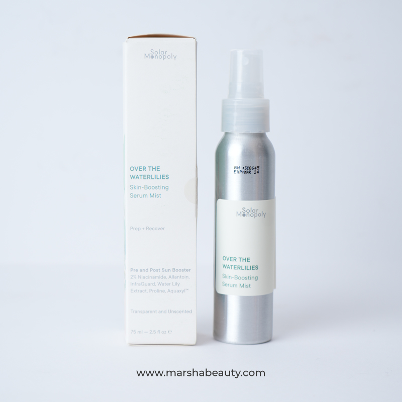 Solar Monopoly Over The Waterlilies Skin Boosting Serum Mist | Marsha Beauty Review