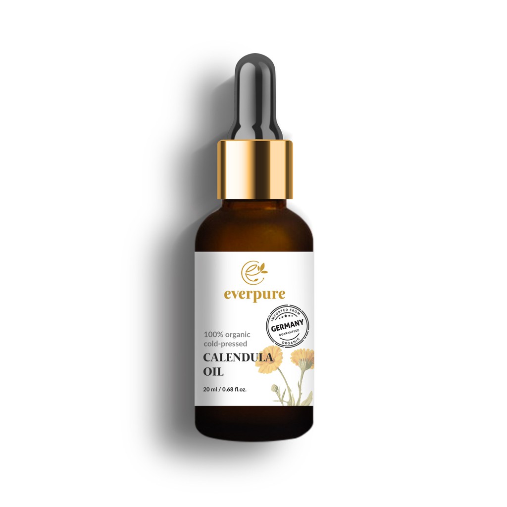 Everpure Calendula Oil - Cold - Pressed | Review Marsha Beauty