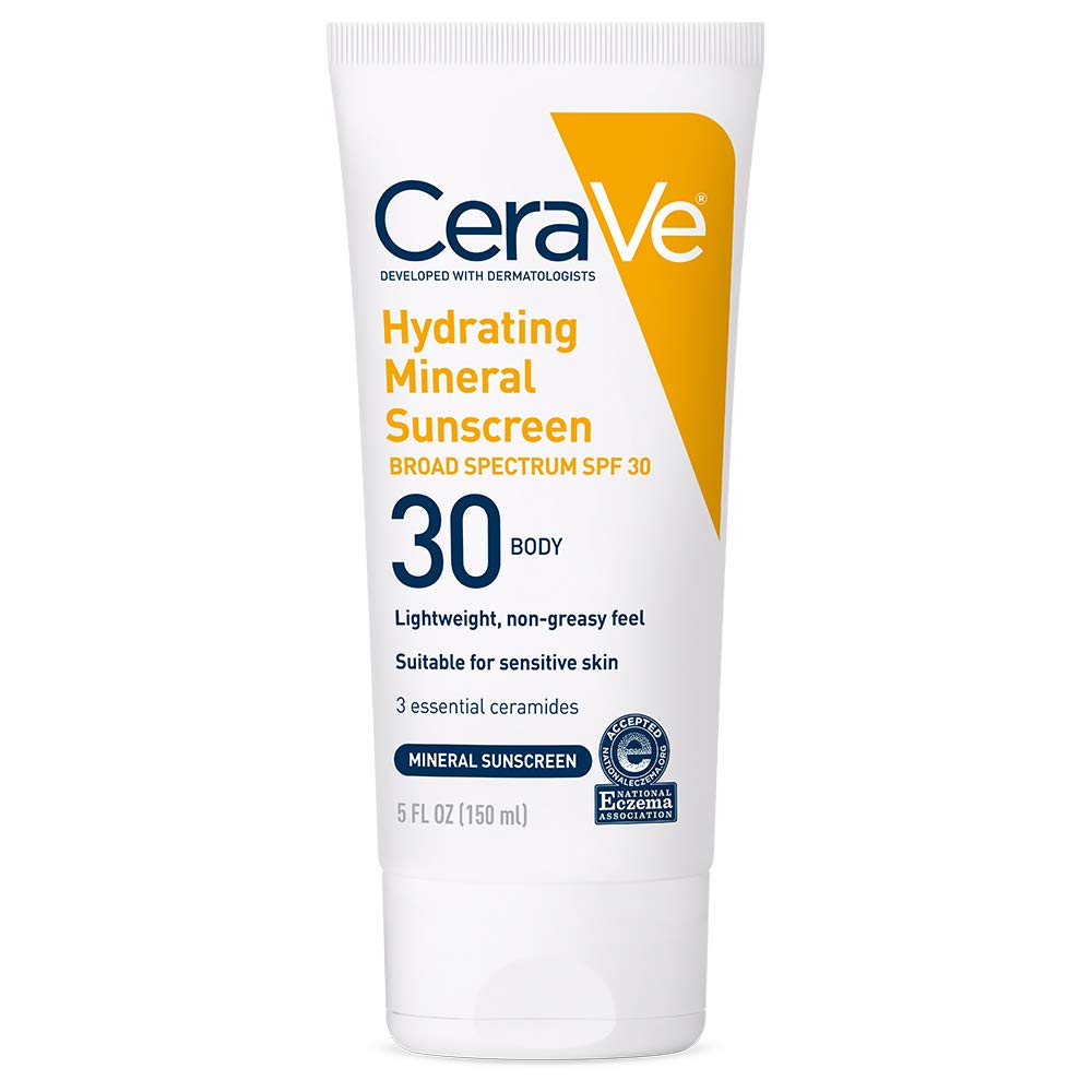 CeraVe Hydrating Sunscreen Broad Spectrum SPF 30 Face Lotion | Review Marsha Beauty