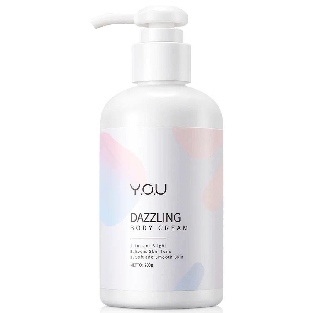 Y.O.U Dazzling Tone Up Body Cream | Review Marsha Beauty