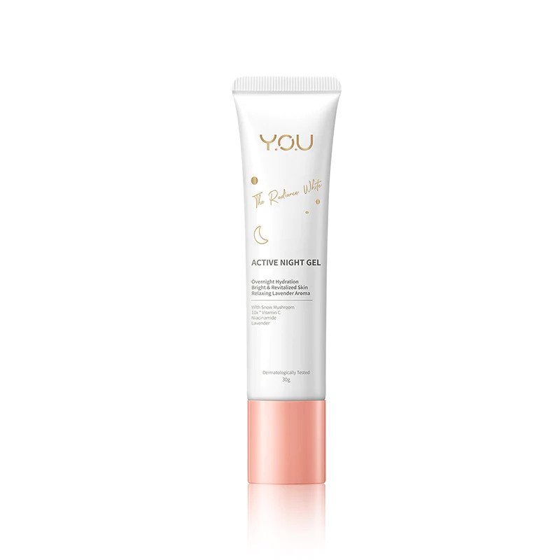 Y.O.U The Radiance White Active Night Gel | Review Marsha Beauty