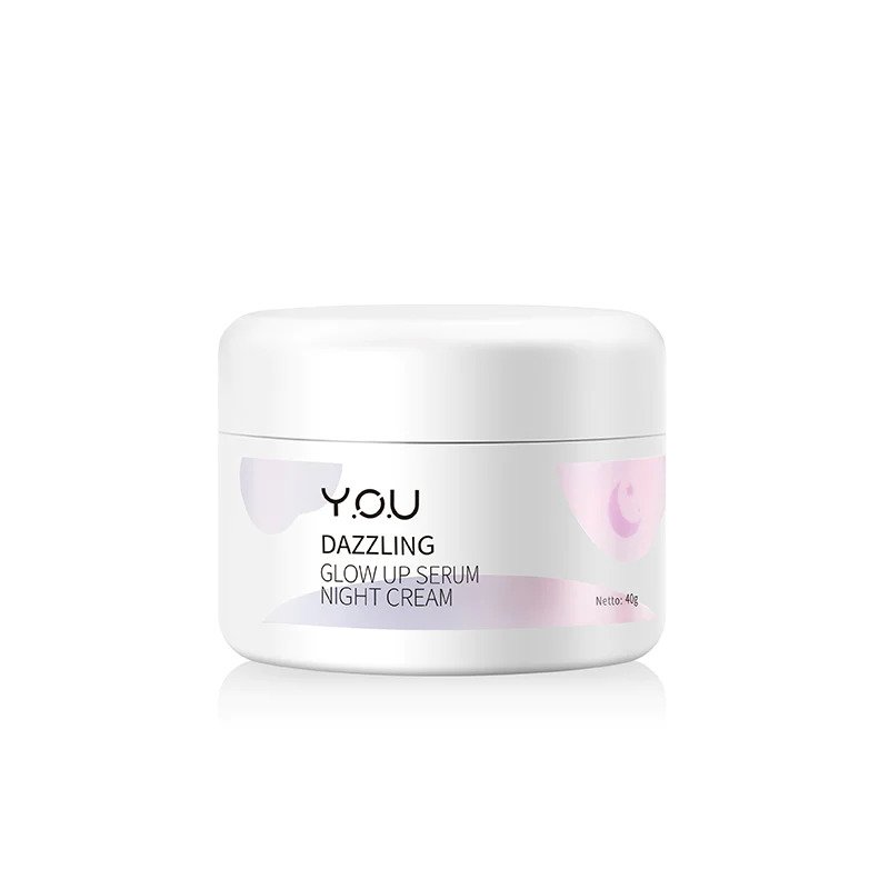 Y.O.U Dazzling Glow Up Serum Night Cream | Review Marsha Beauty