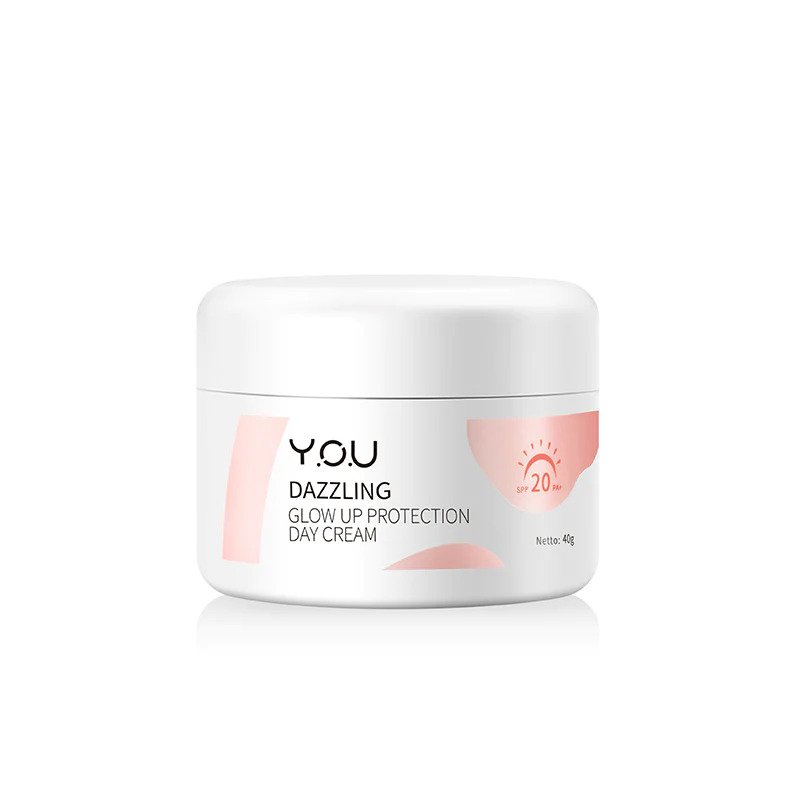 Y.O.U Dazzling Glow Up Protection Day Cream | Review Marsha Beauty