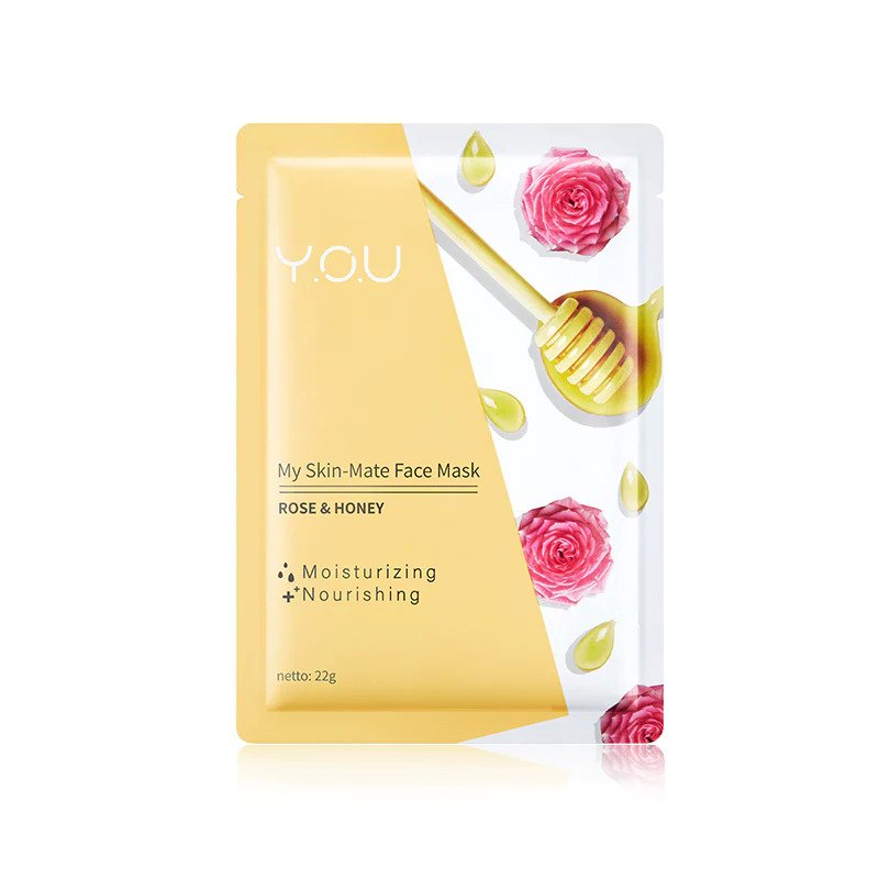 Y.O.U My Skin-Mate Face Mask Rose & Honey | Review Marsha Beauty