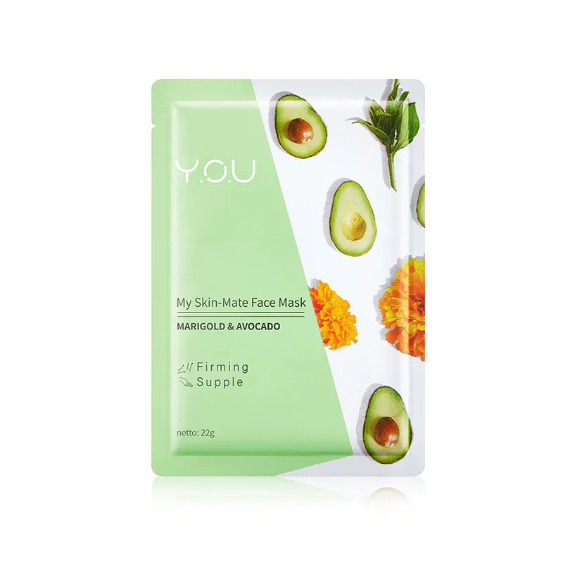 Y.O.U My Skin-Mate Face Mask Marigold & Avocado | Review Marsha Beauty