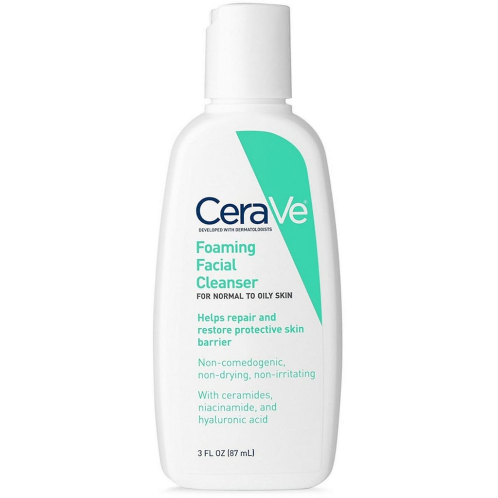 CeraVe Foaming Facial Cleanser | Review Marsha Beauty