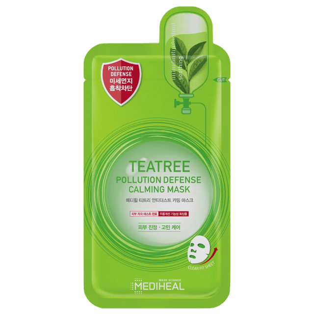 Mediheal Teatree Pollution Defense Calming Mask | Review Marsha Beauty